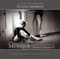エリーナアキモヴァ　Musique pour le Cours de Danse Classique3巻
